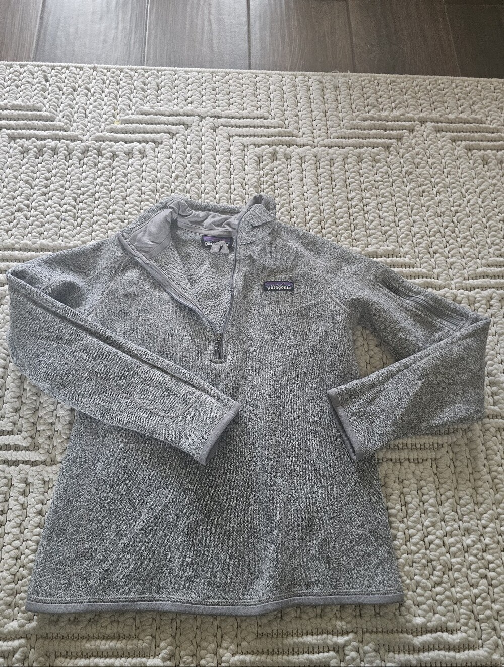 PATAGONIA HEATHER GRAY PULLOVER SZ XXS XS